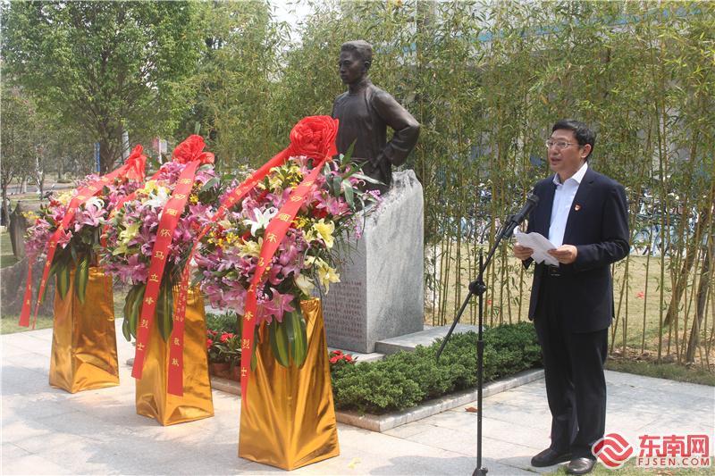 学党史悟思想福建工程学院开展缅怀马立峰烈士活动